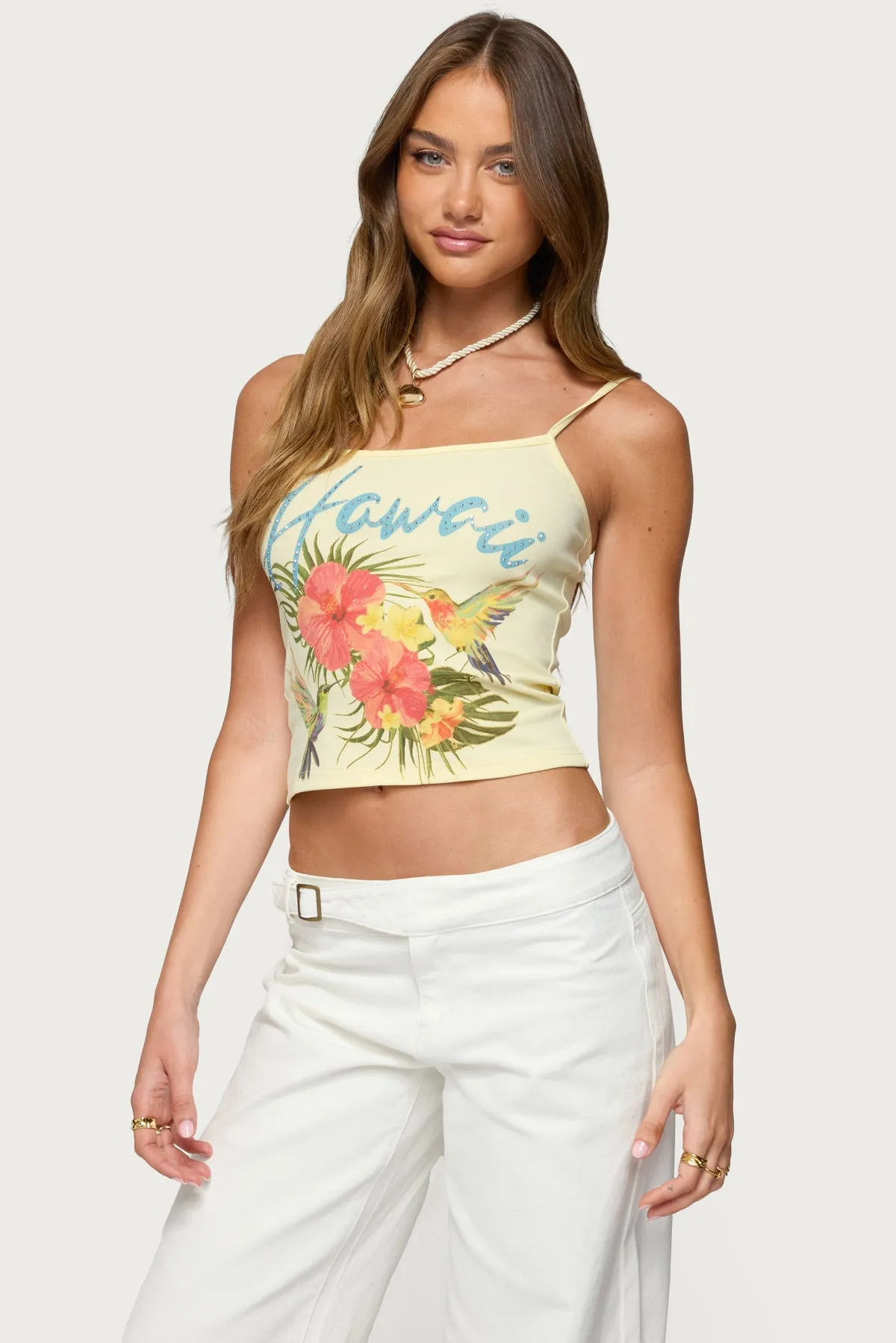 Hawaii Babe Tank Top sold by Edikted product image thumbnail 4
