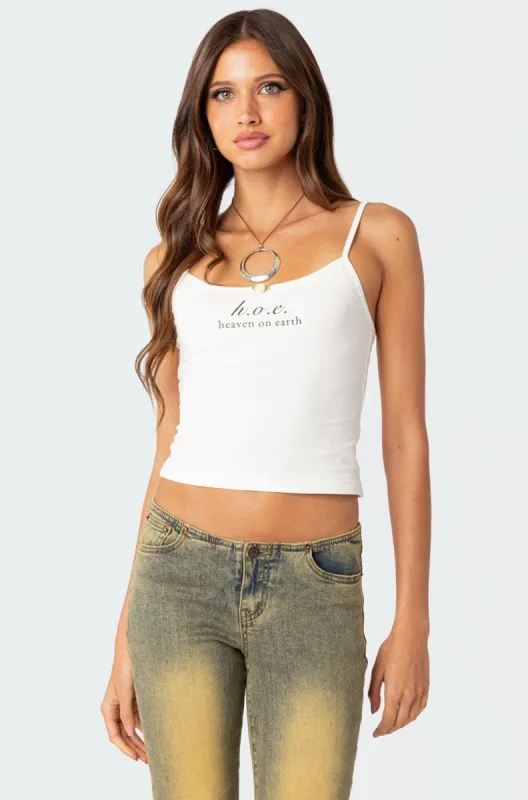 Heaven On Earth Tank Top sold by Edikted