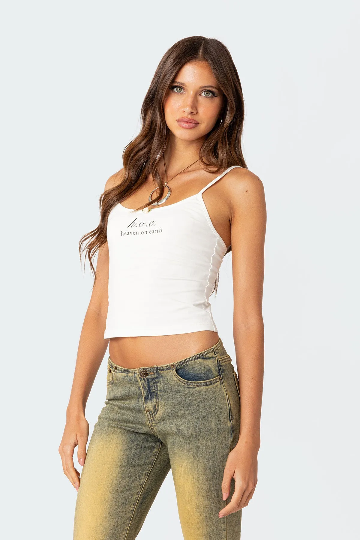 Heaven On Earth Tank Top sold by Edikted product image thumbnail 3