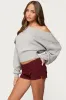 Ravenna Off Shoulder Sweater sold by Edikted