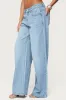Mirra Embroidered Flower Low Rise Jeans sold by Edikted