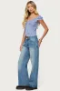 Dorothie Gingham Button Up Top sold by Edikted