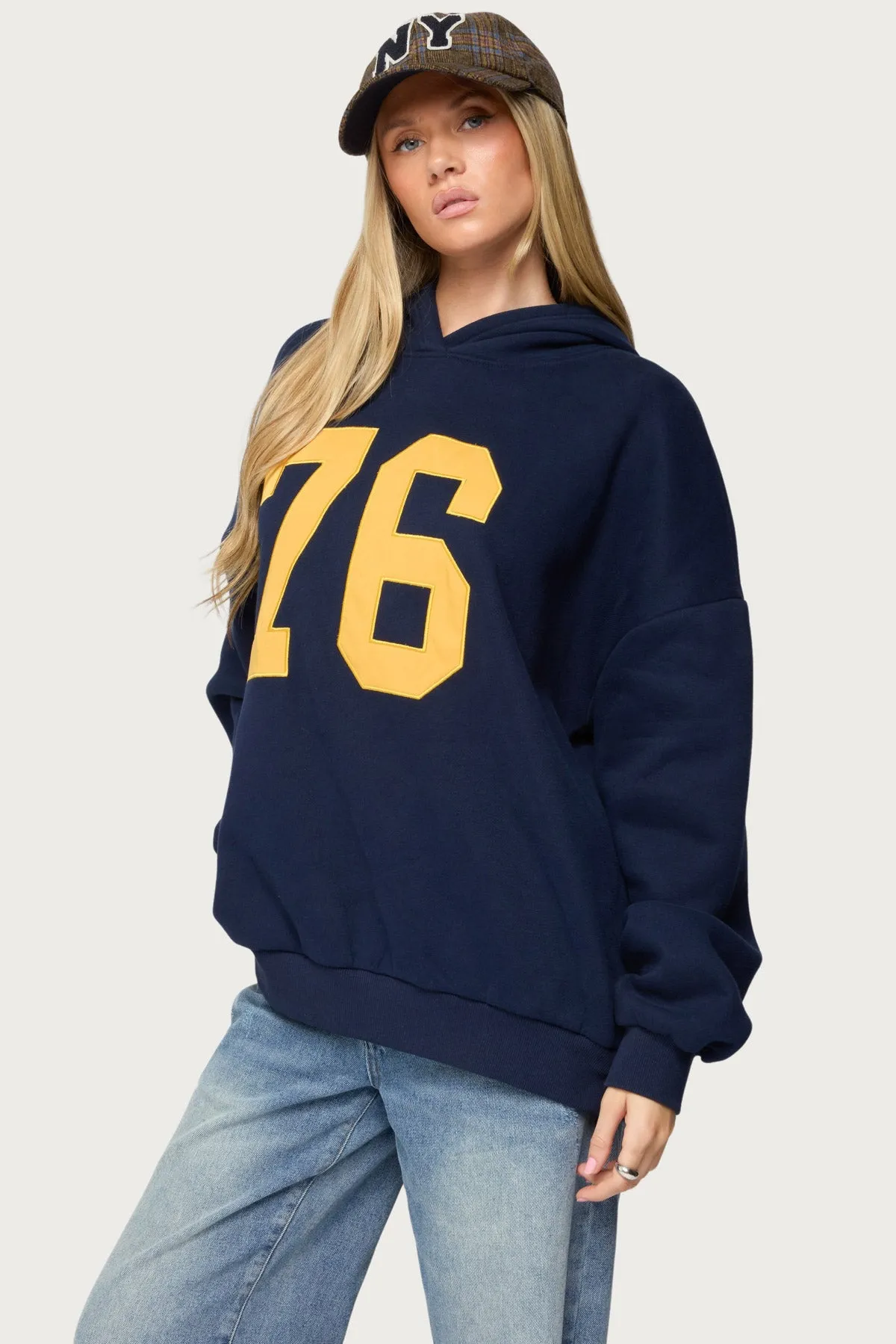 Rhyan 76 Oversized Hoodie sold by Edikted product image thumbnail 3
