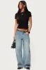 Nikkey Semi Sheer T Shirt sold by Edikted