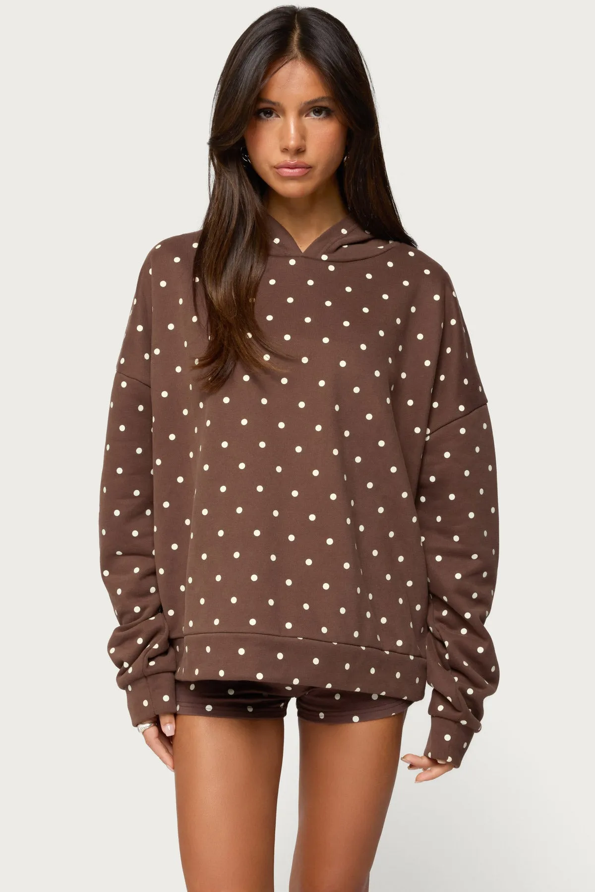 Chelsie Polka Dot Hoodie sold by Edikted product image thumbnail 3