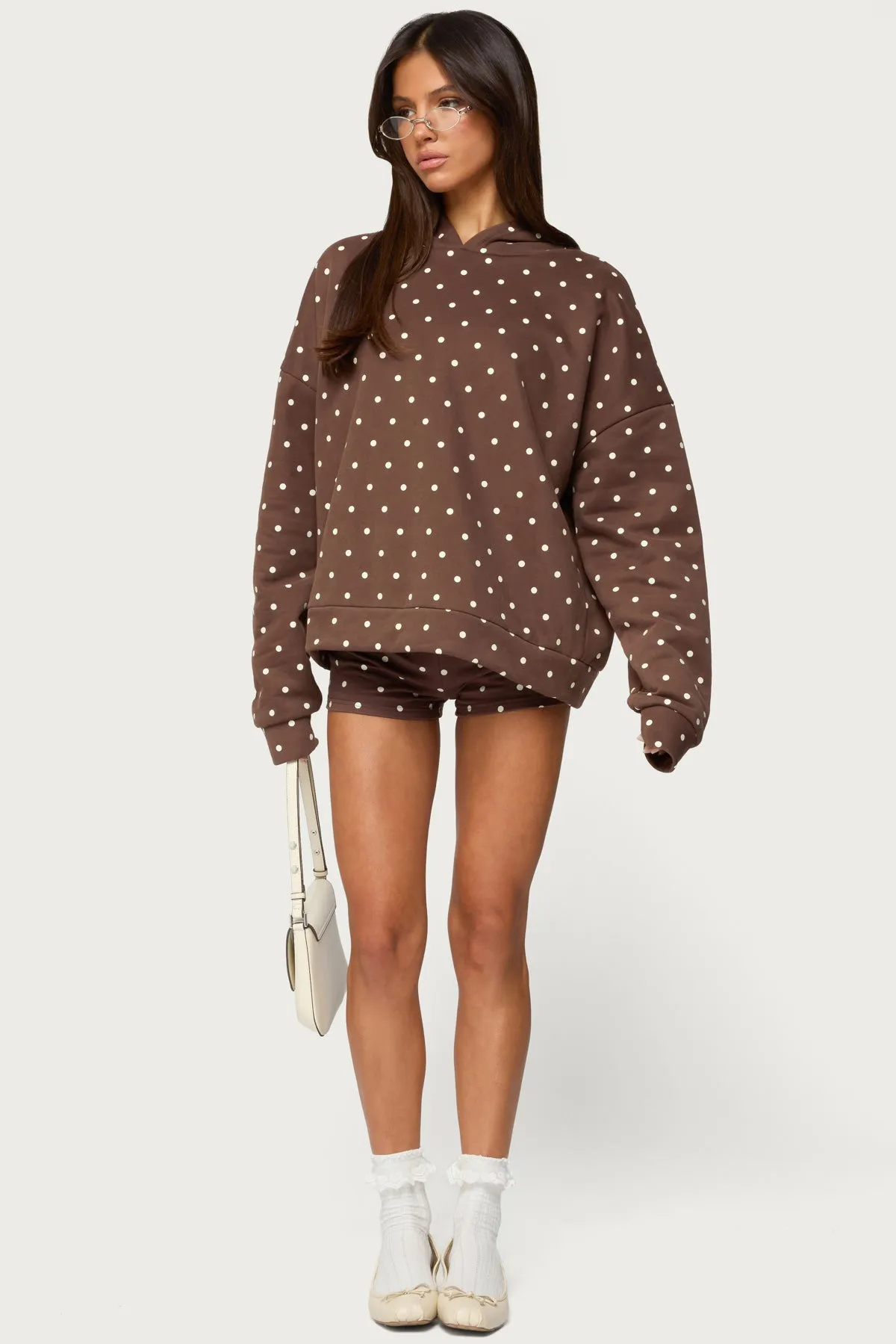 Chelsie Polka Dot Hoodie sold by Edikted product image thumbnail 2