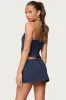 Winsley Gingham Halter Corset sold by Edikted