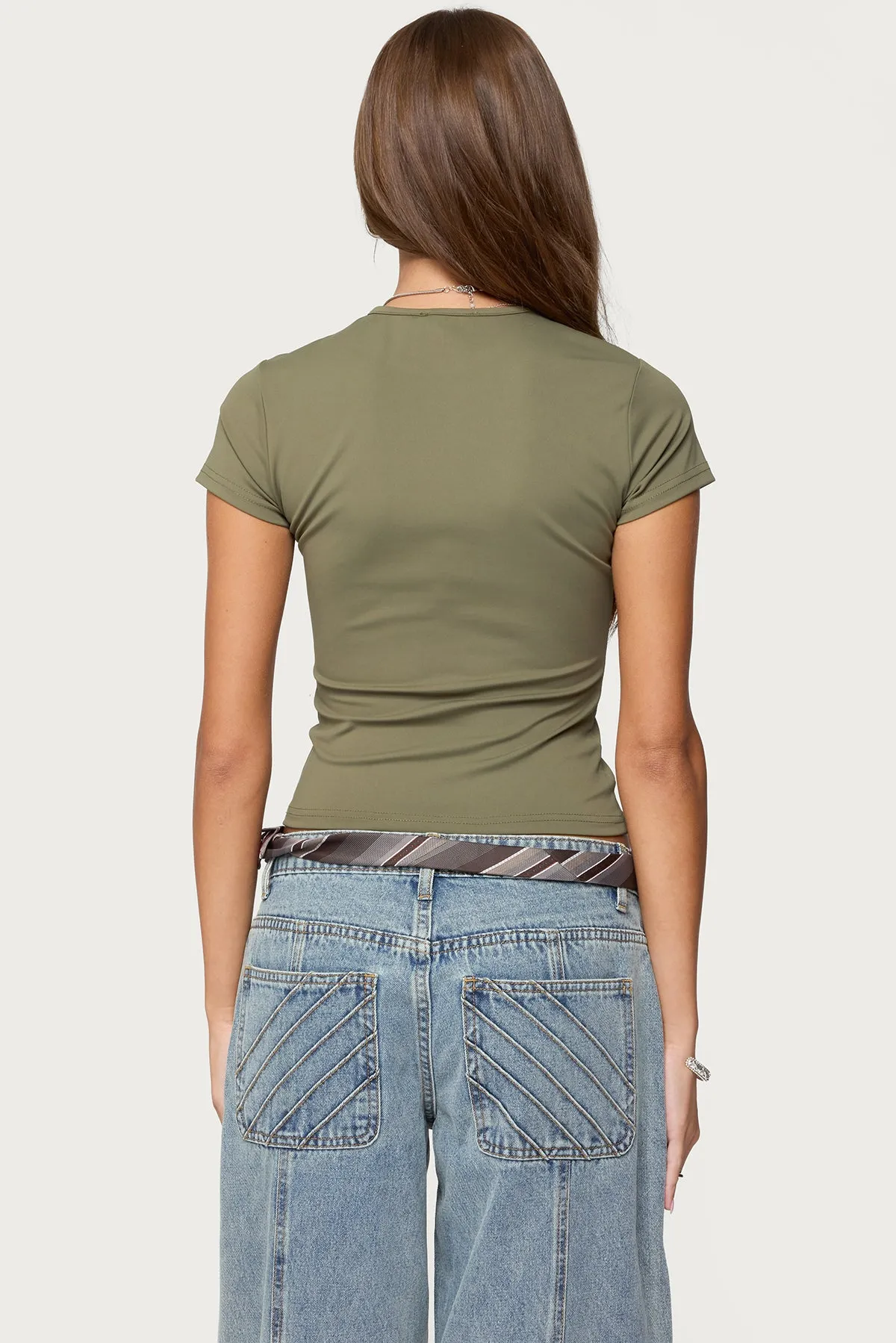 Tay Short Sleeve Top sold by Edikted product image thumbnail 4
