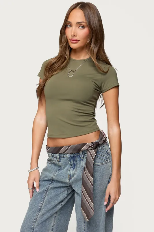 Tay Short Sleeve Top sold by Edikted