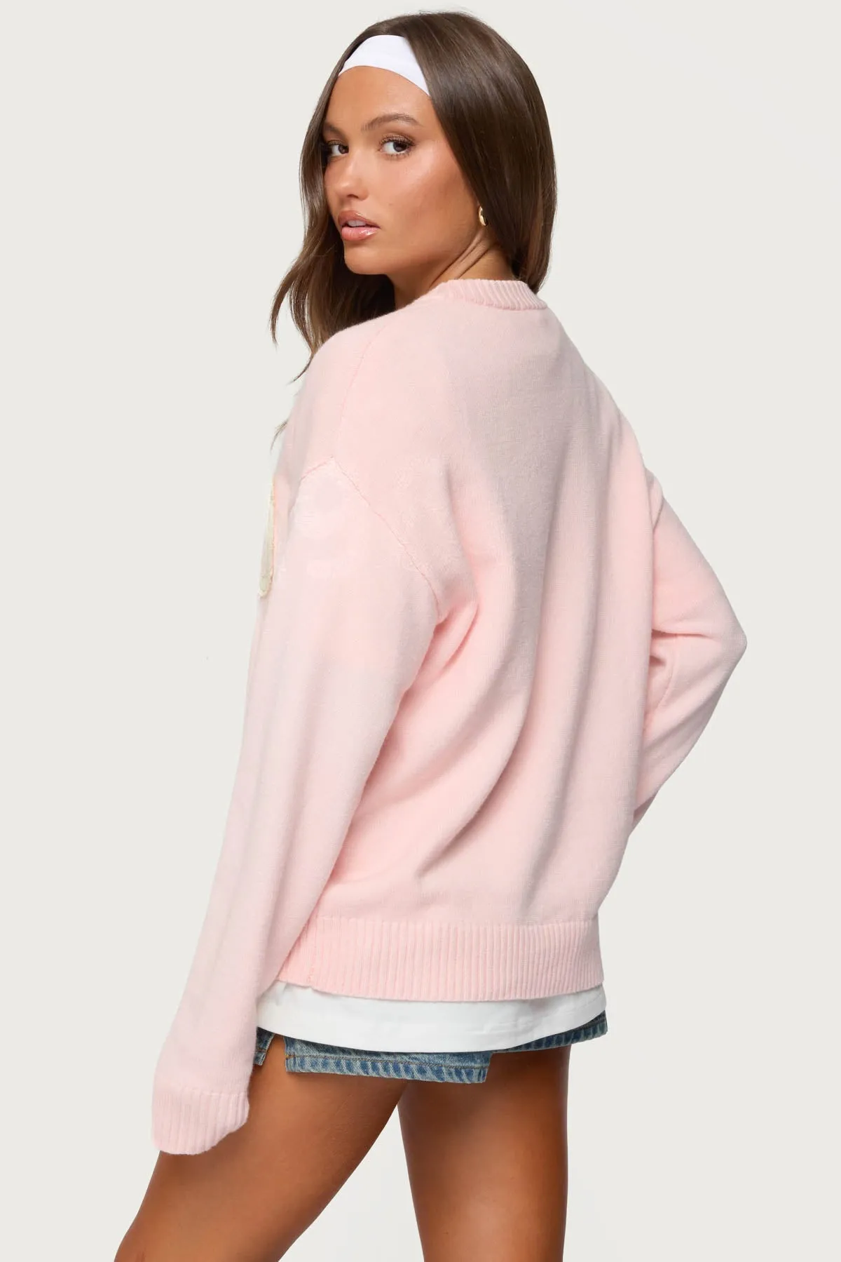 1980 Oversized Sweater sold by Edikted product image thumbnail 5