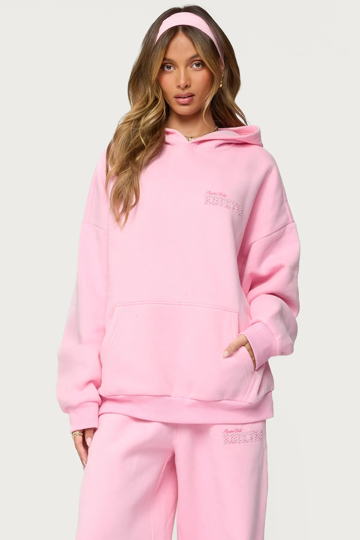 Pastel Edit Edikted Oversized Hoodie sold by Edikted