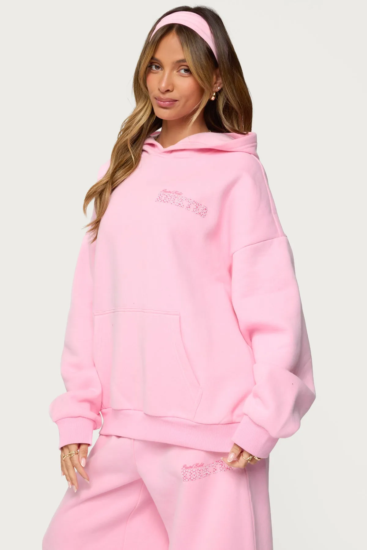 Pastel Edit Edikted Oversized Hoodie sold by Edikted product image thumbnail 4