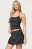 Moria Striped Halter Top sold by Edikted