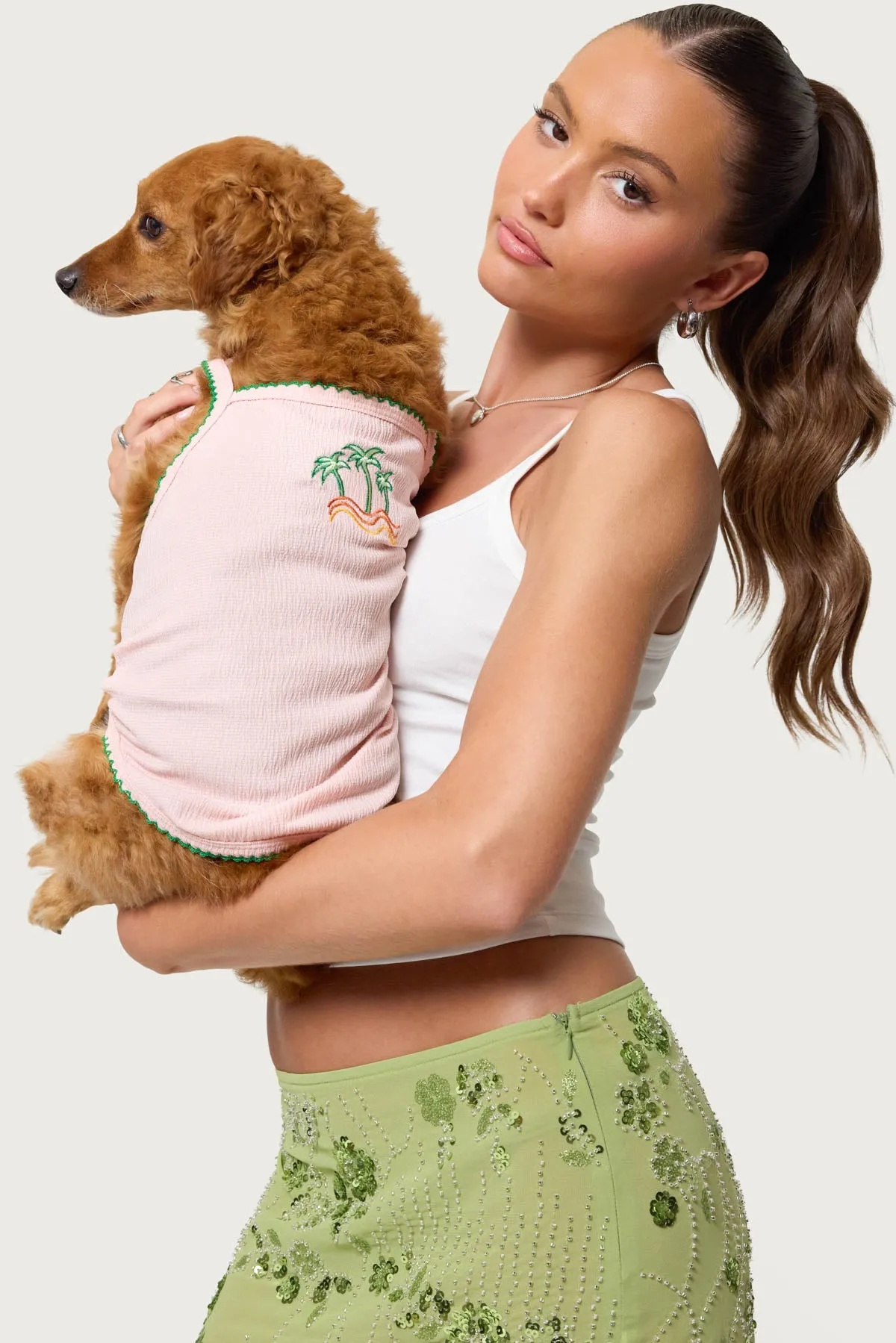 In The Tropics Pet Tank Top sold by Edikted product image thumbnail 2