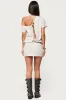 Dorie Off Shoulder Cut Out Mini Dress sold by Edikted
