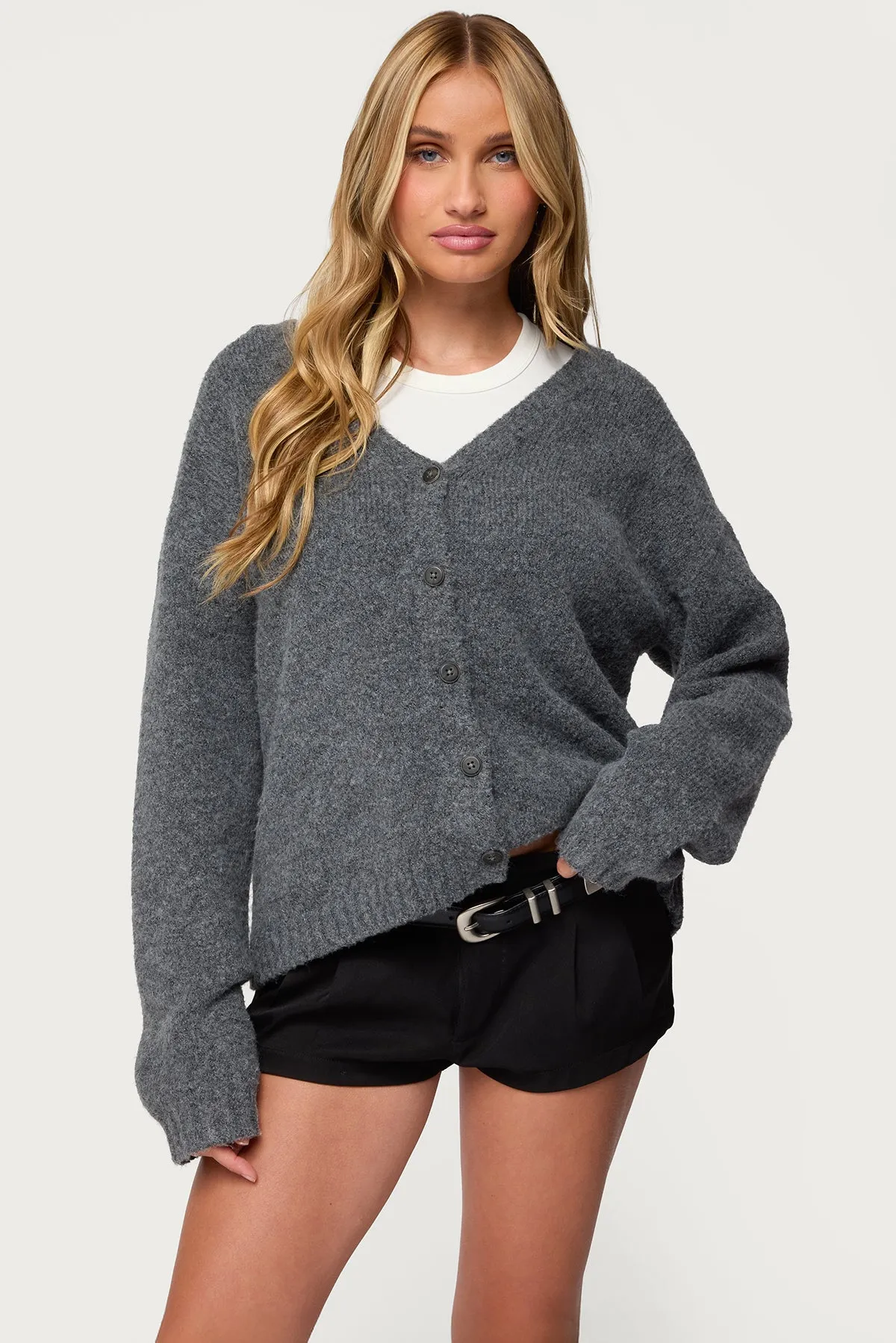Shiraz Oversized Knit Cardigan sold by Edikted