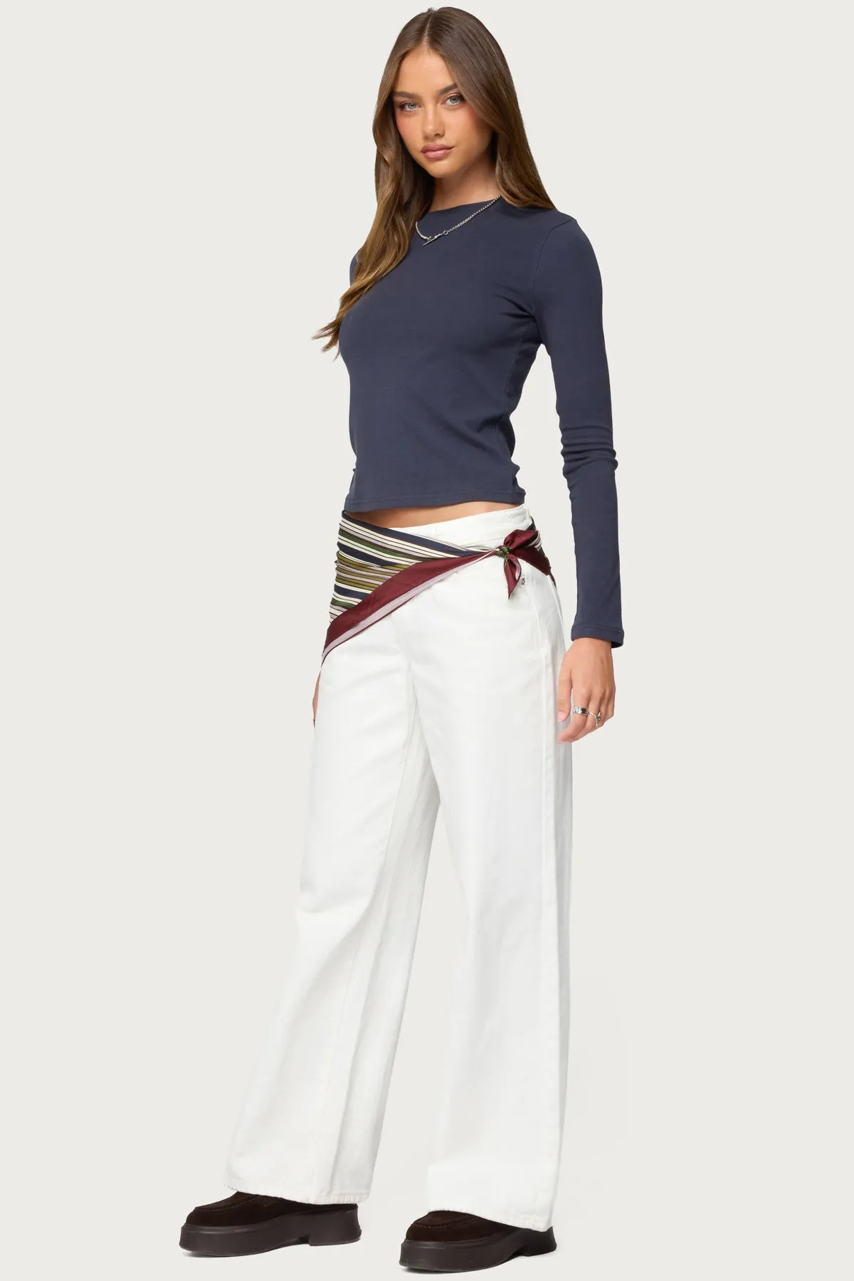 Kiyan Long Sleeve T Shirt sold by Edikted product image thumbnail 4