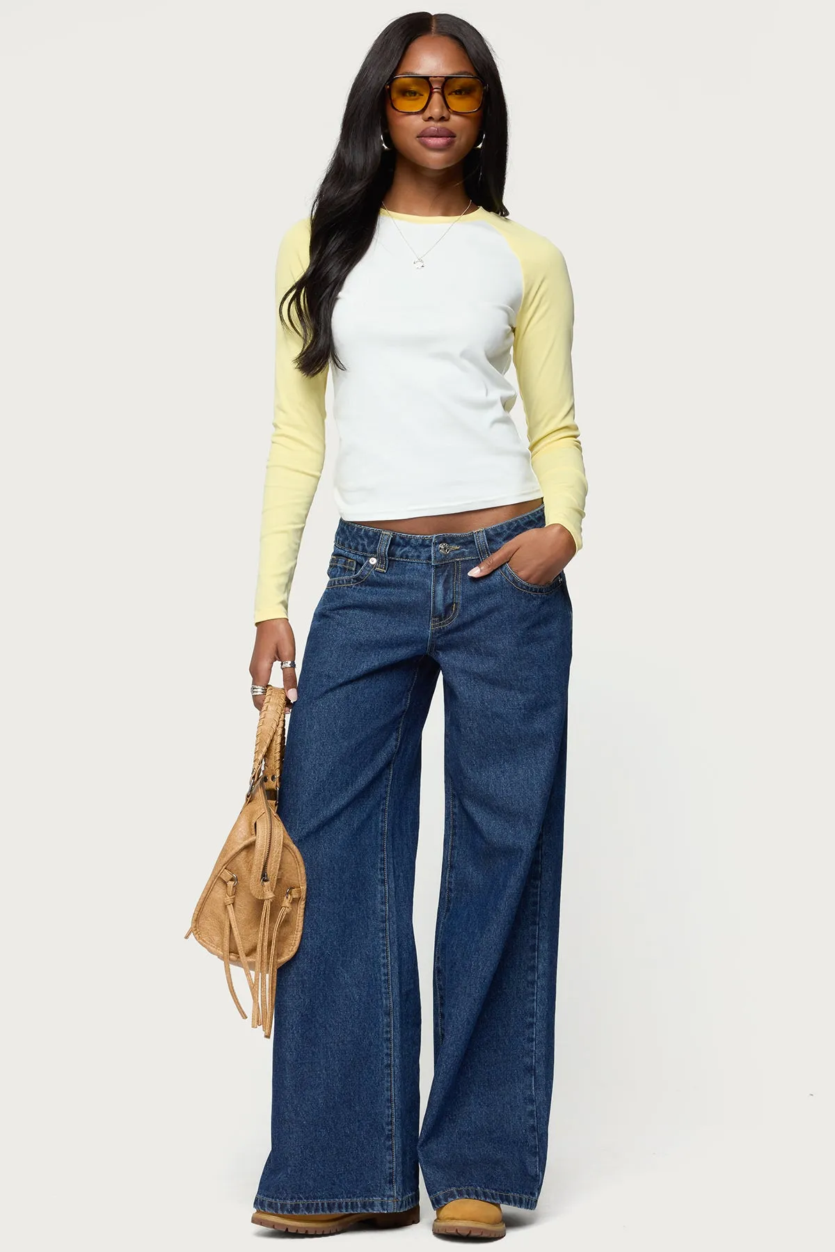 Tommi Raglan Long Sleeve T Shirt sold by Edikted product image thumbnail 2