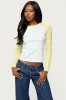Tommi Raglan Long Sleeve T Shirt sold by Edikted