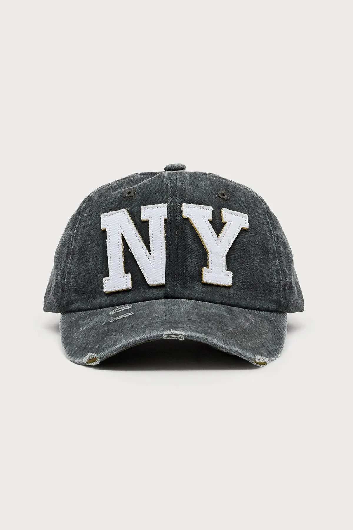 NY Distressed Baseball Cap sold by Edikted product image thumbnail 2