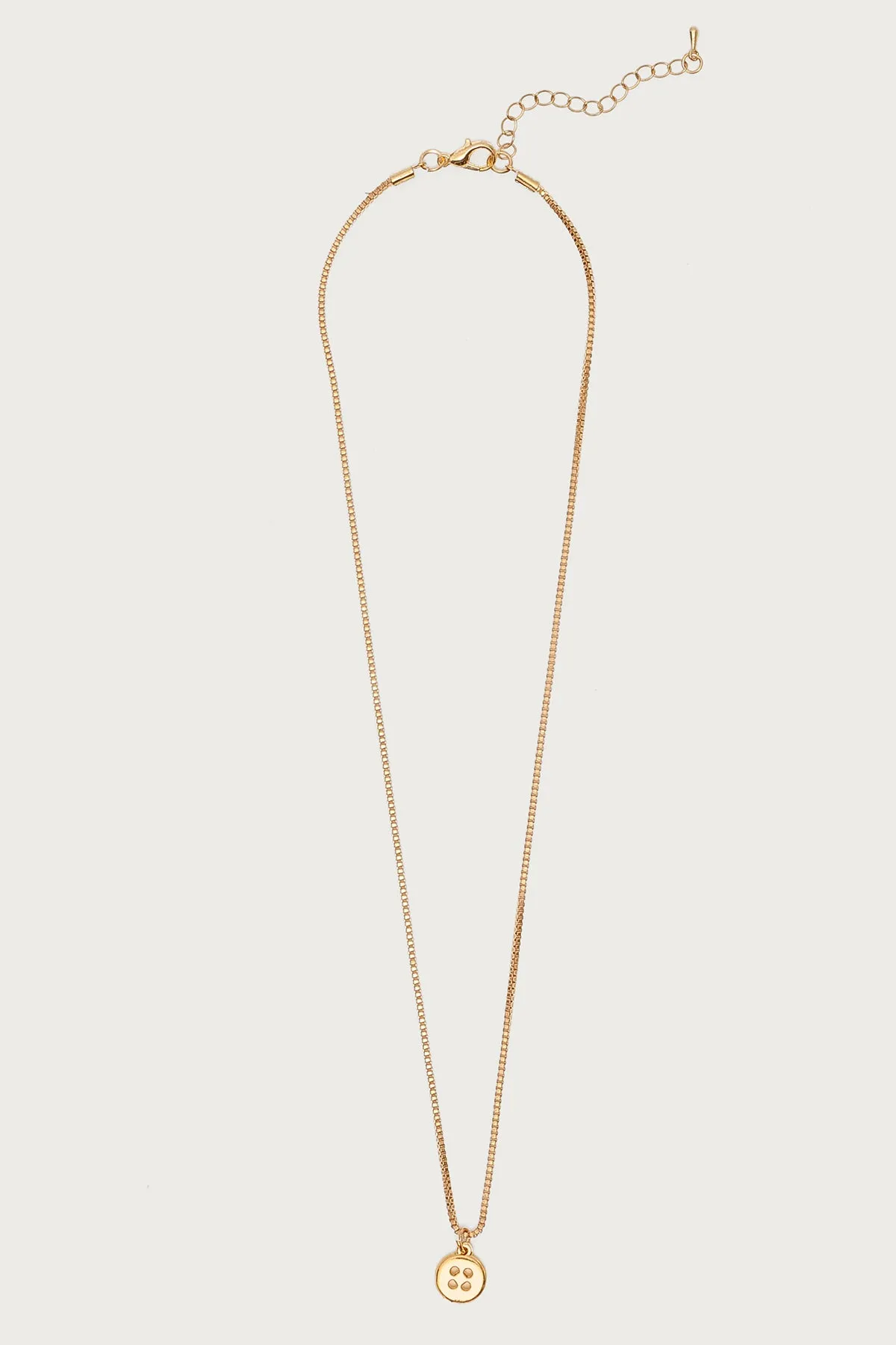 Button Charm Necklace sold by Edikted product image thumbnail 2
