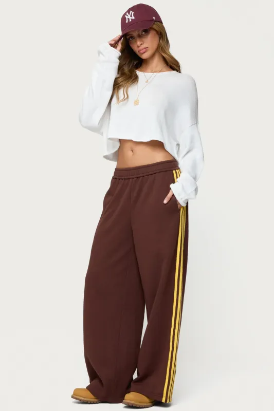 Sorin Contrast Striped Sweatpants sold by Edikted
