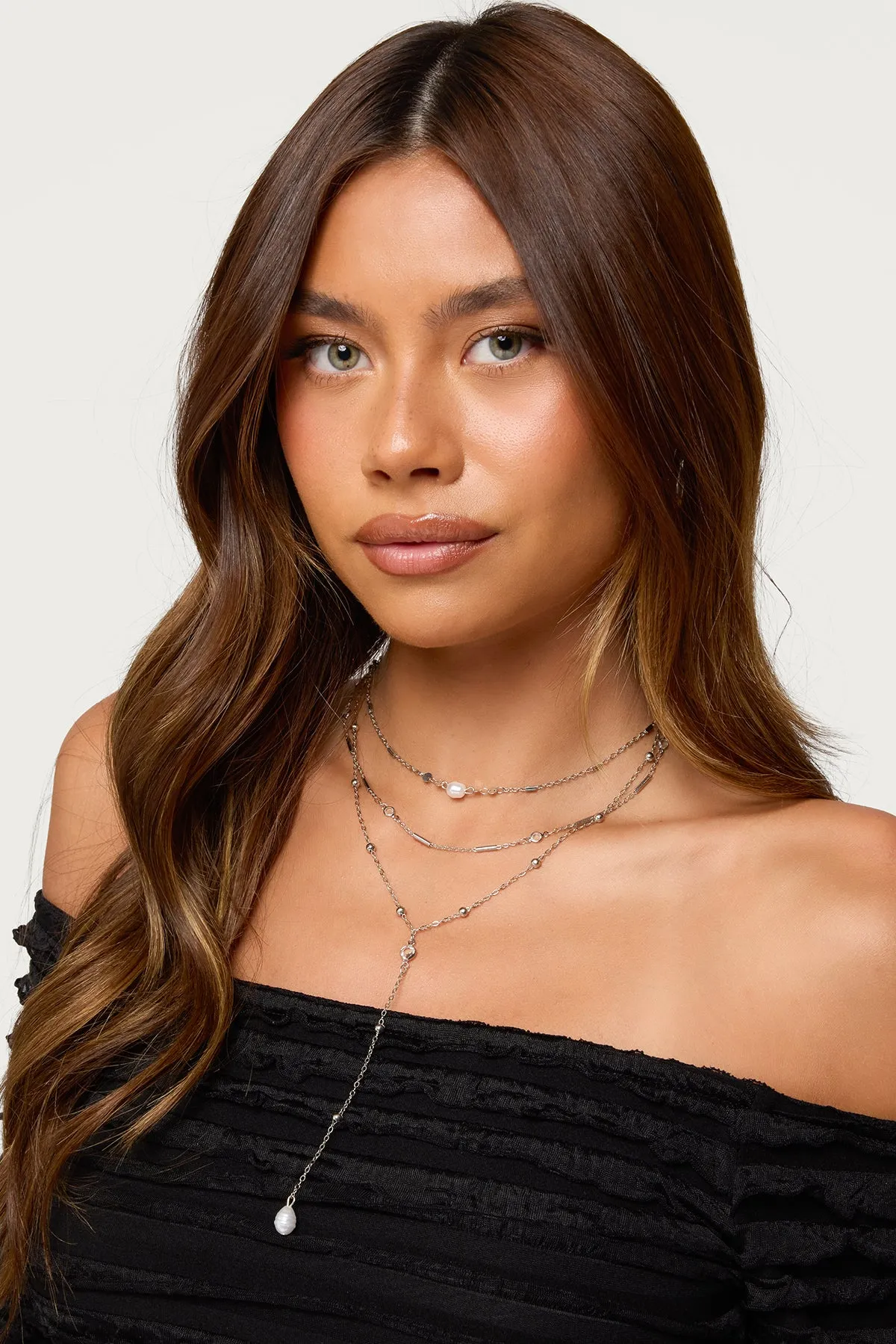 Layered Cascading Necklace sold by Edikted