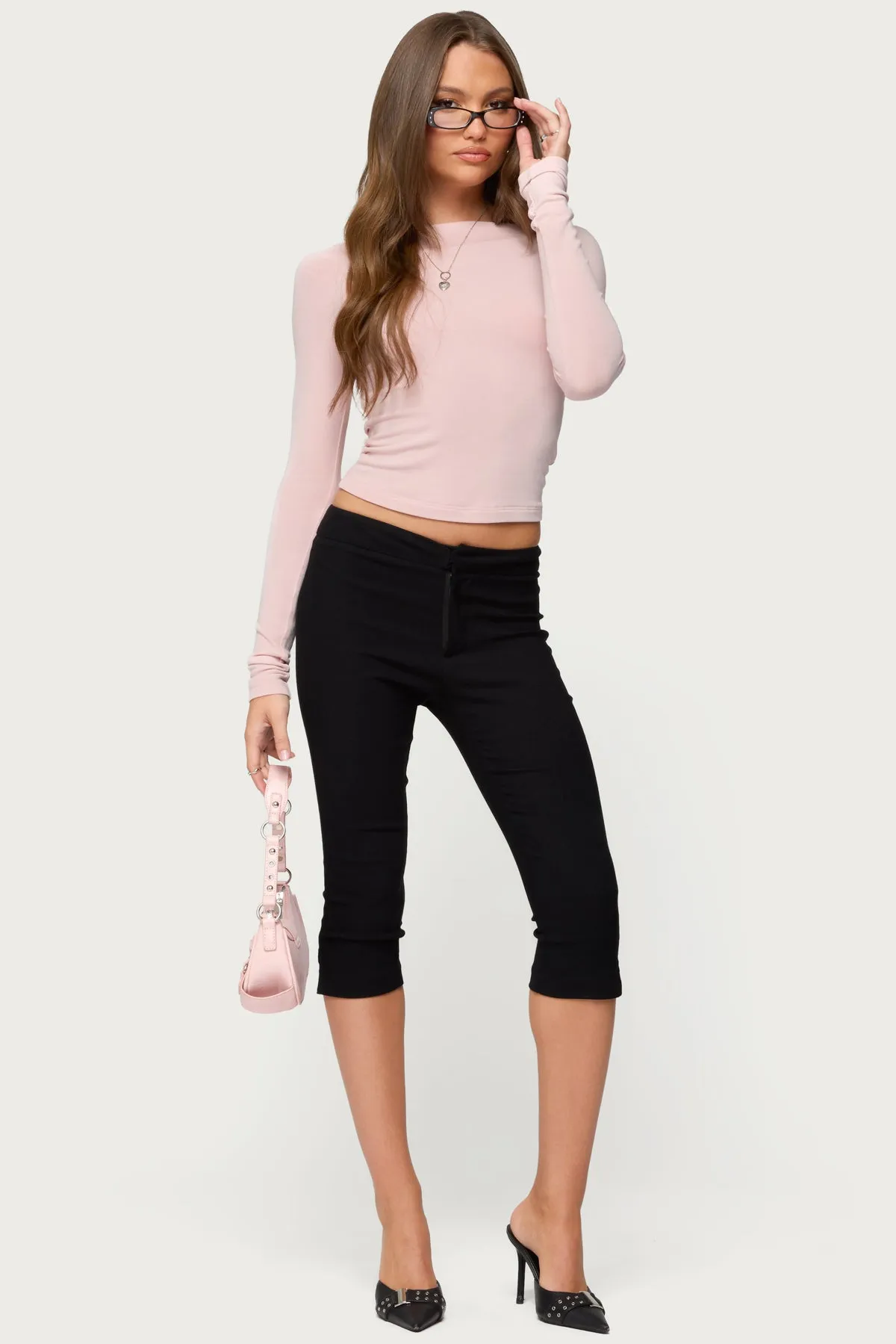 Embry Boat Neck Raglan Top sold by Edikted product image thumbnail 2