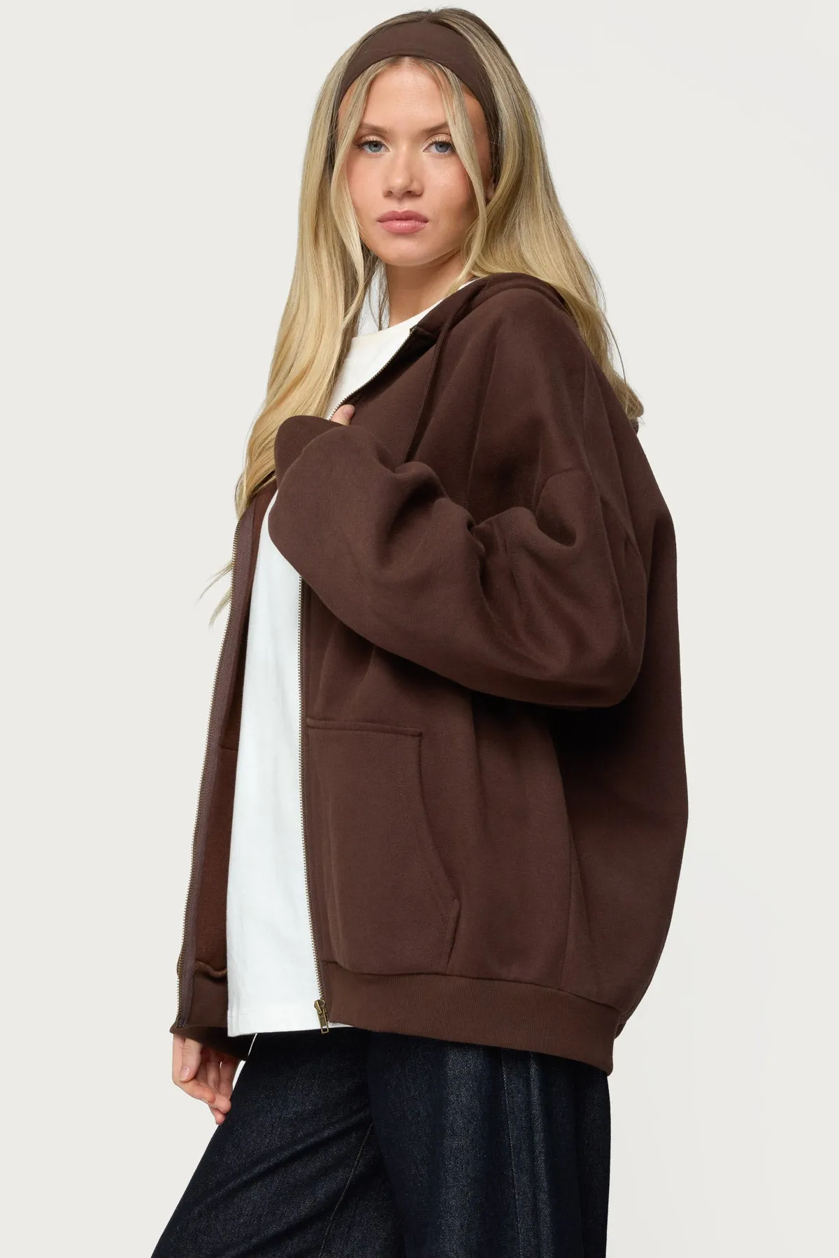 Elvie Oversized Hoodie sold by Edikted product image thumbnail 3