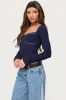 Kathi Lacey Long Sleeve Top sold by Edikted