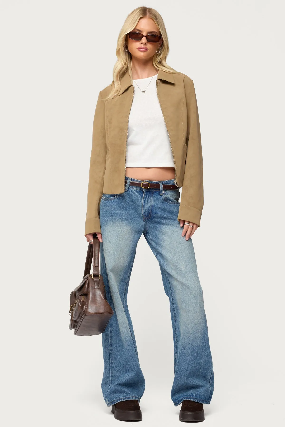 Cozette Faux Leather Jacket sold by Edikted product image thumbnail 2