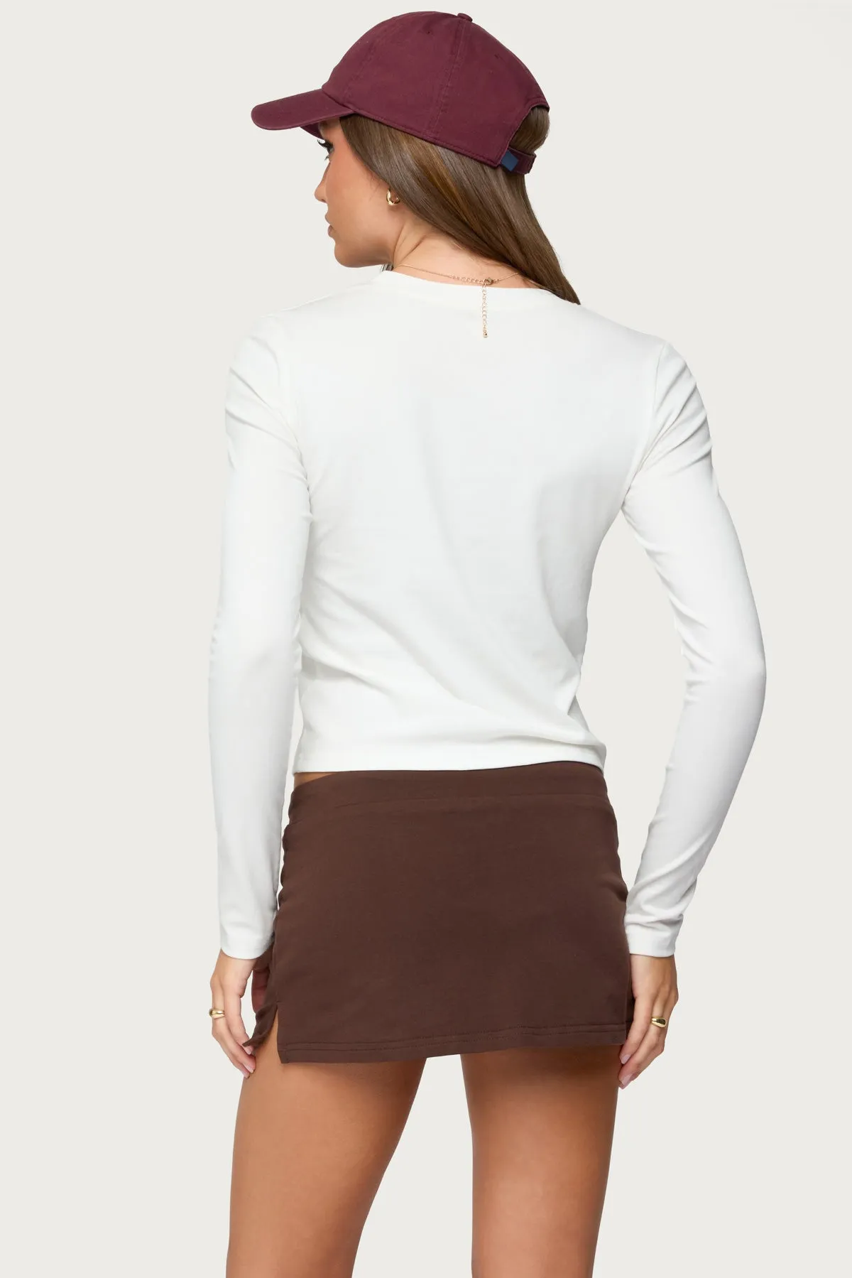 Kiyan Long Sleeve T Shirt sold by Edikted product image thumbnail 5