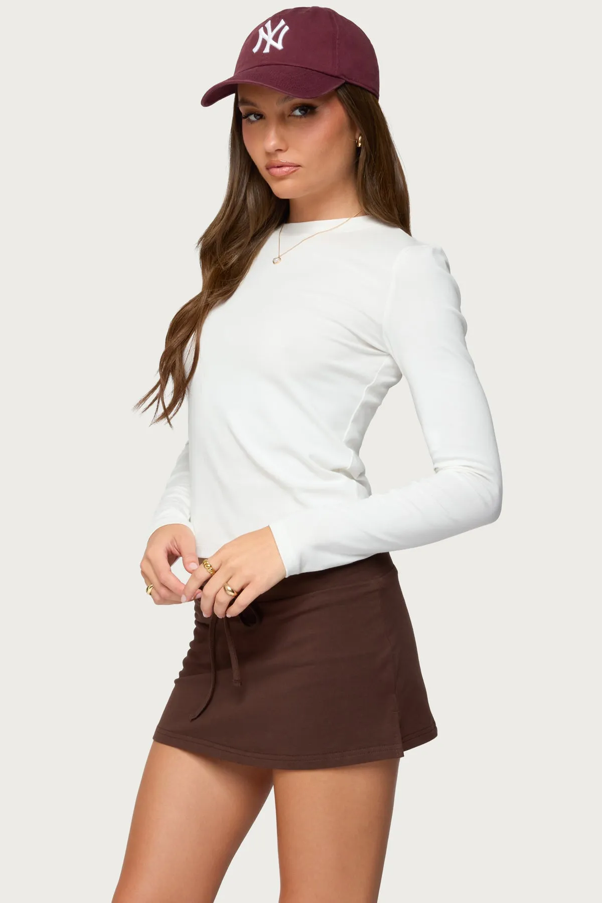 Kiyan Long Sleeve T Shirt sold by Edikted product image thumbnail 3