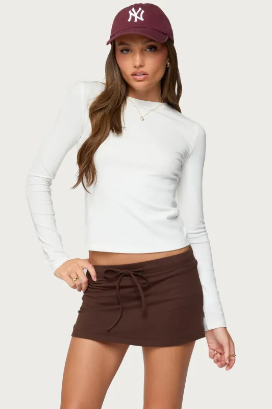 Kiyan Long Sleeve T Shirt sold by Edikted