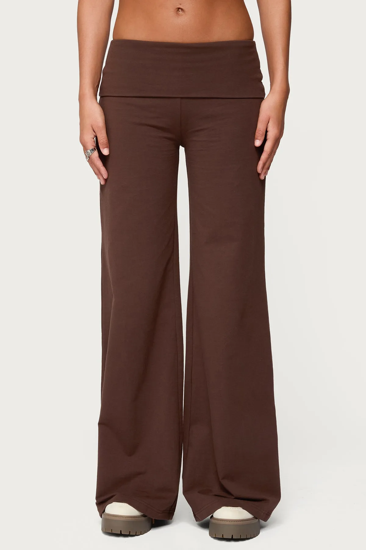 Wide Leg Fold Over Pants sold by Edikted product image thumbnail 2