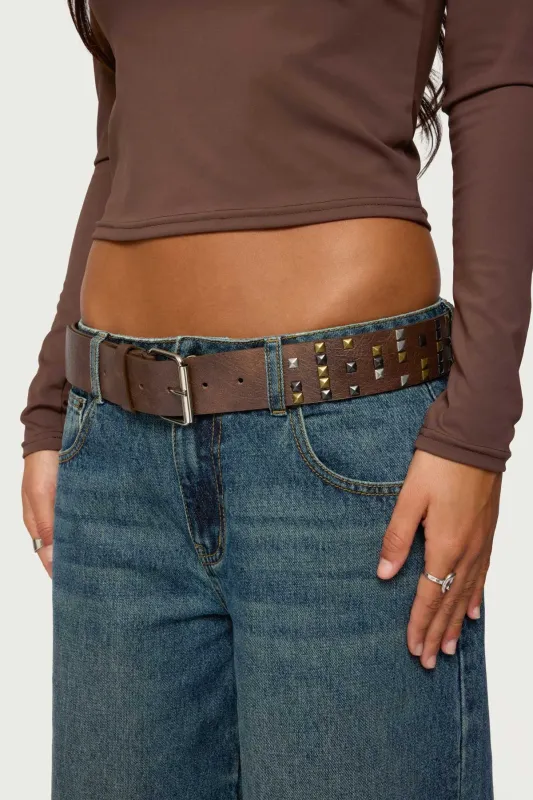 Get Studded Belt sold by Edikted
