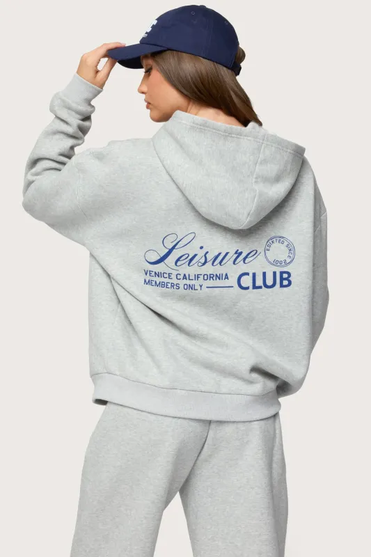 Leisure Club Hoodie sold by Edikted