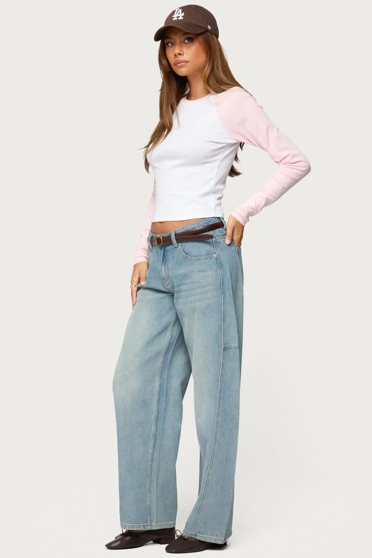 Raya Long Sleeve T Shirt sold by Edikted product image thumbnail 4