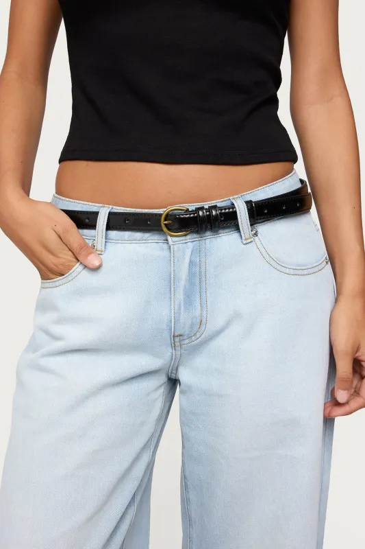 Goldey Faux Leather Belt sold by Edikted