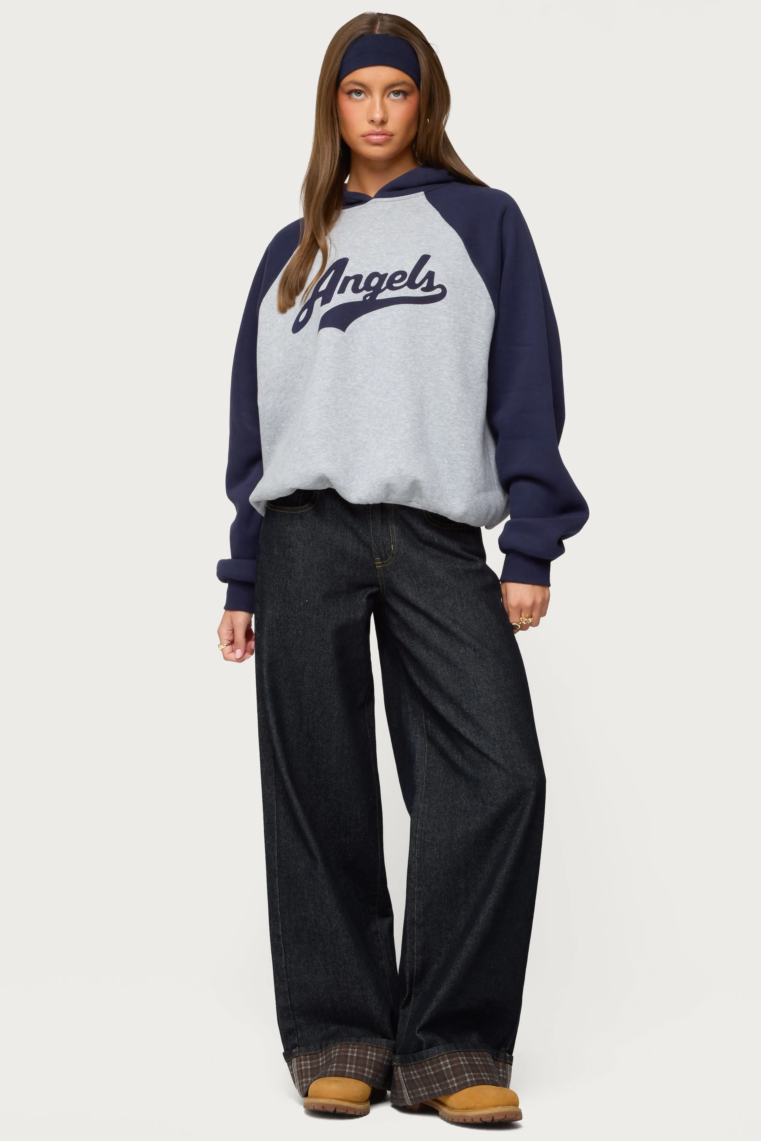 Angels Raglan Oversized Hoodie sold by Edikted product image thumbnail 2