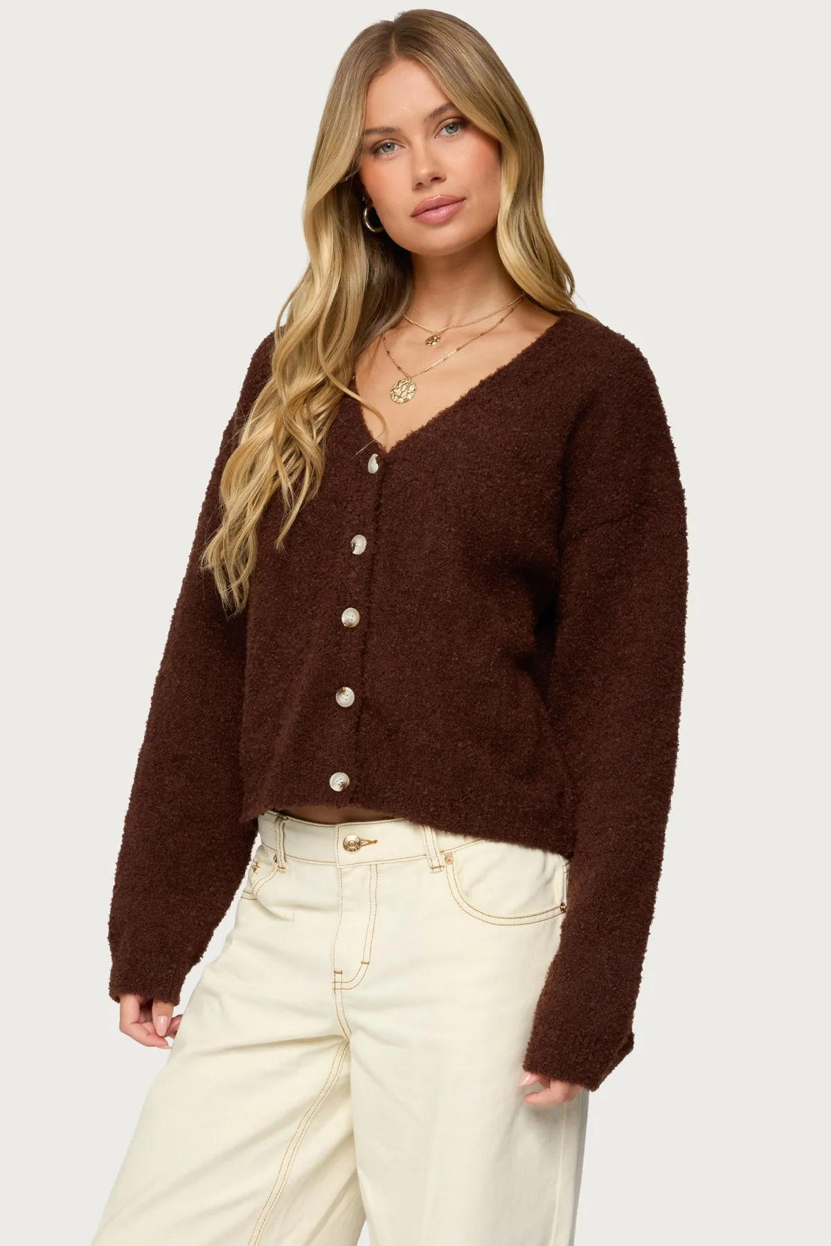 Jade Knitted Cardigan sold by Edikted product image thumbnail 3