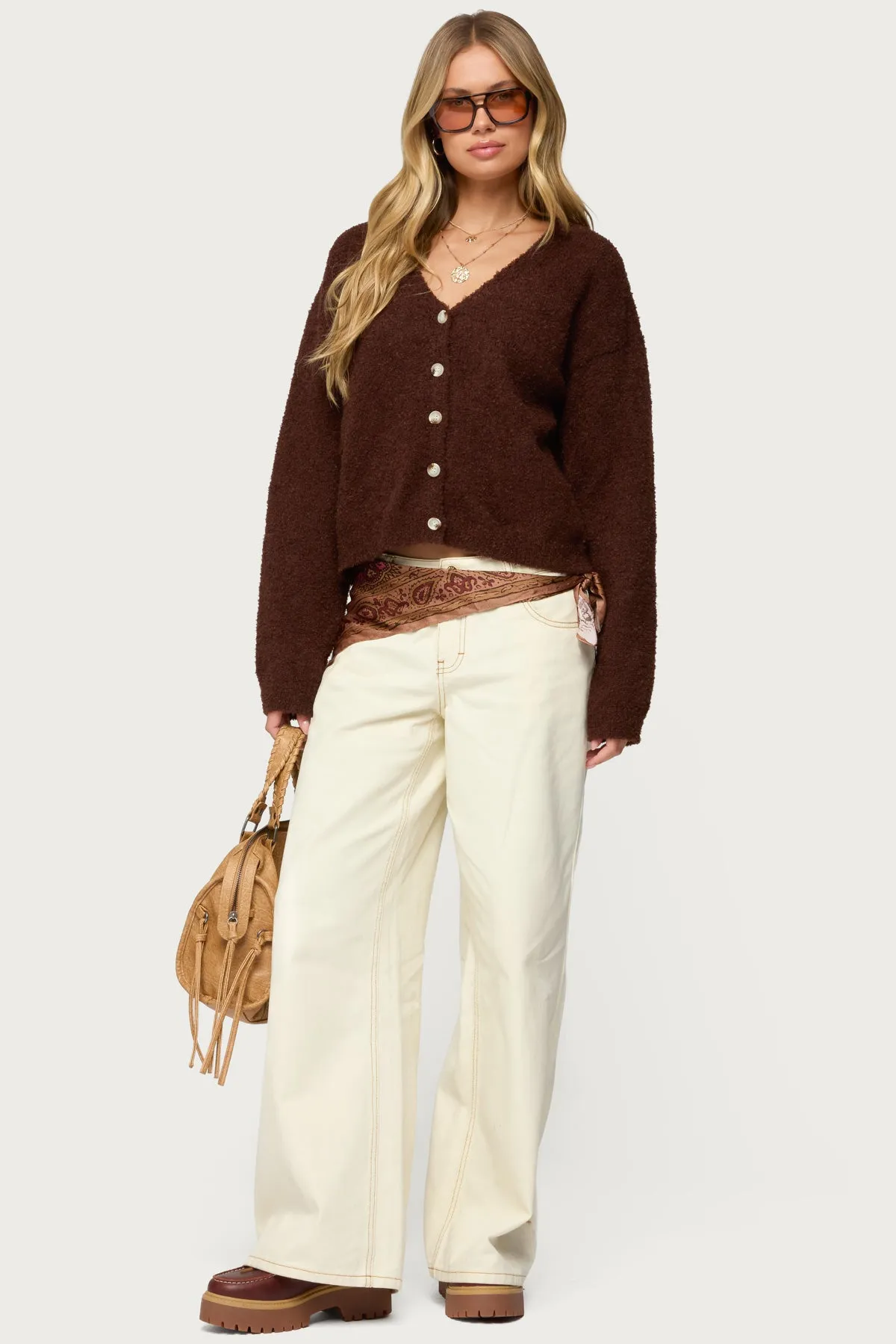 Jade Knitted Cardigan sold by Edikted product image thumbnail 2