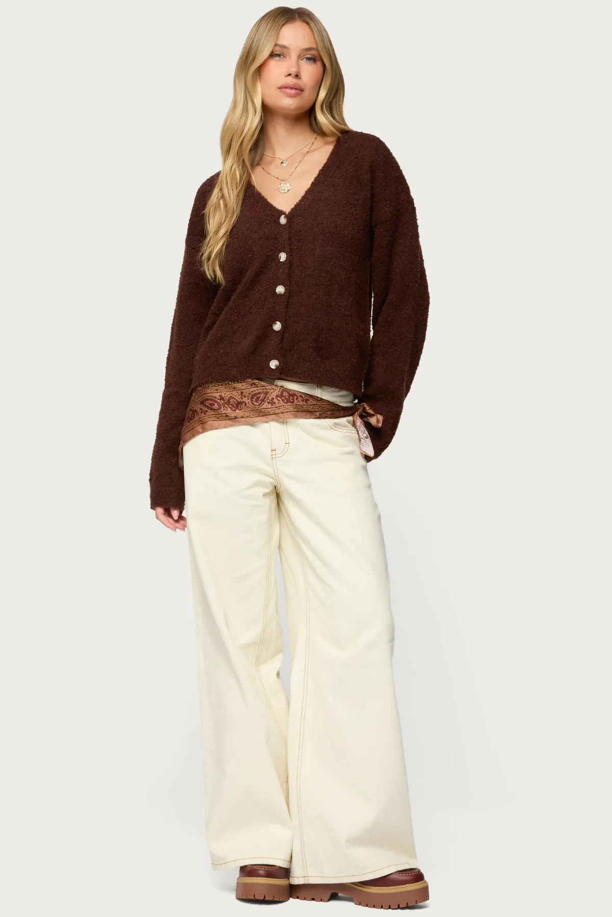 Jade Knitted Cardigan sold by Edikted product image thumbnail 5