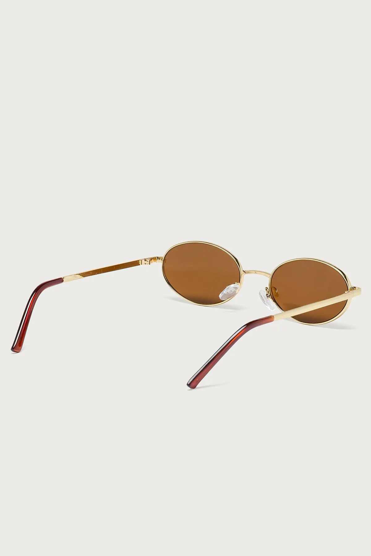 Naomie Oval Metal Sunglasses sold by Edikted product image thumbnail 4