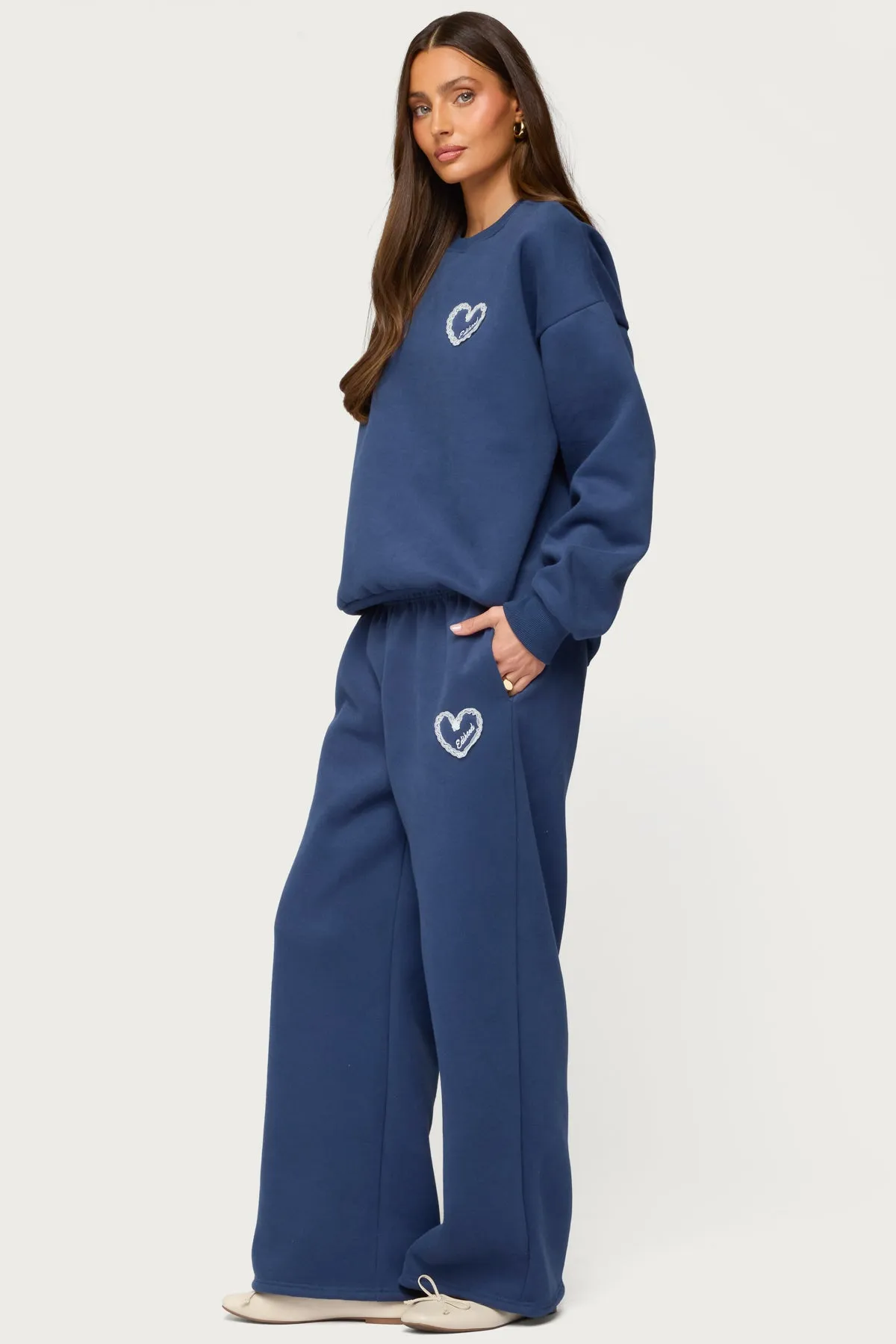 Love Edikted Wide Leg Sweatpants sold by Edikted product image thumbnail 4