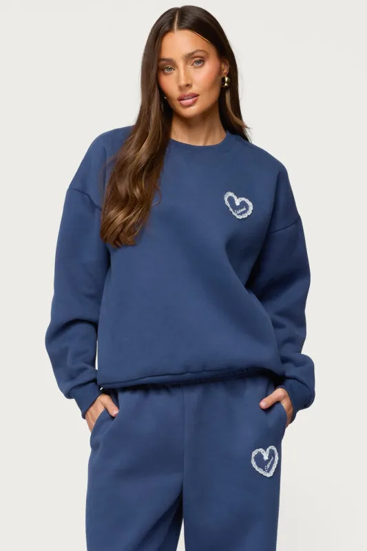Love Edikted Oversized Sweatshirt sold by Edikted