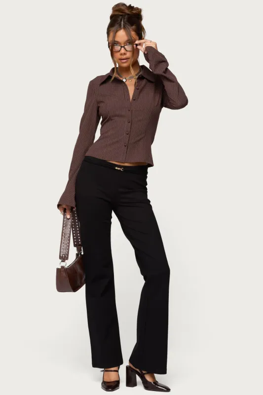 Metiza Flared Pants made by Edikted