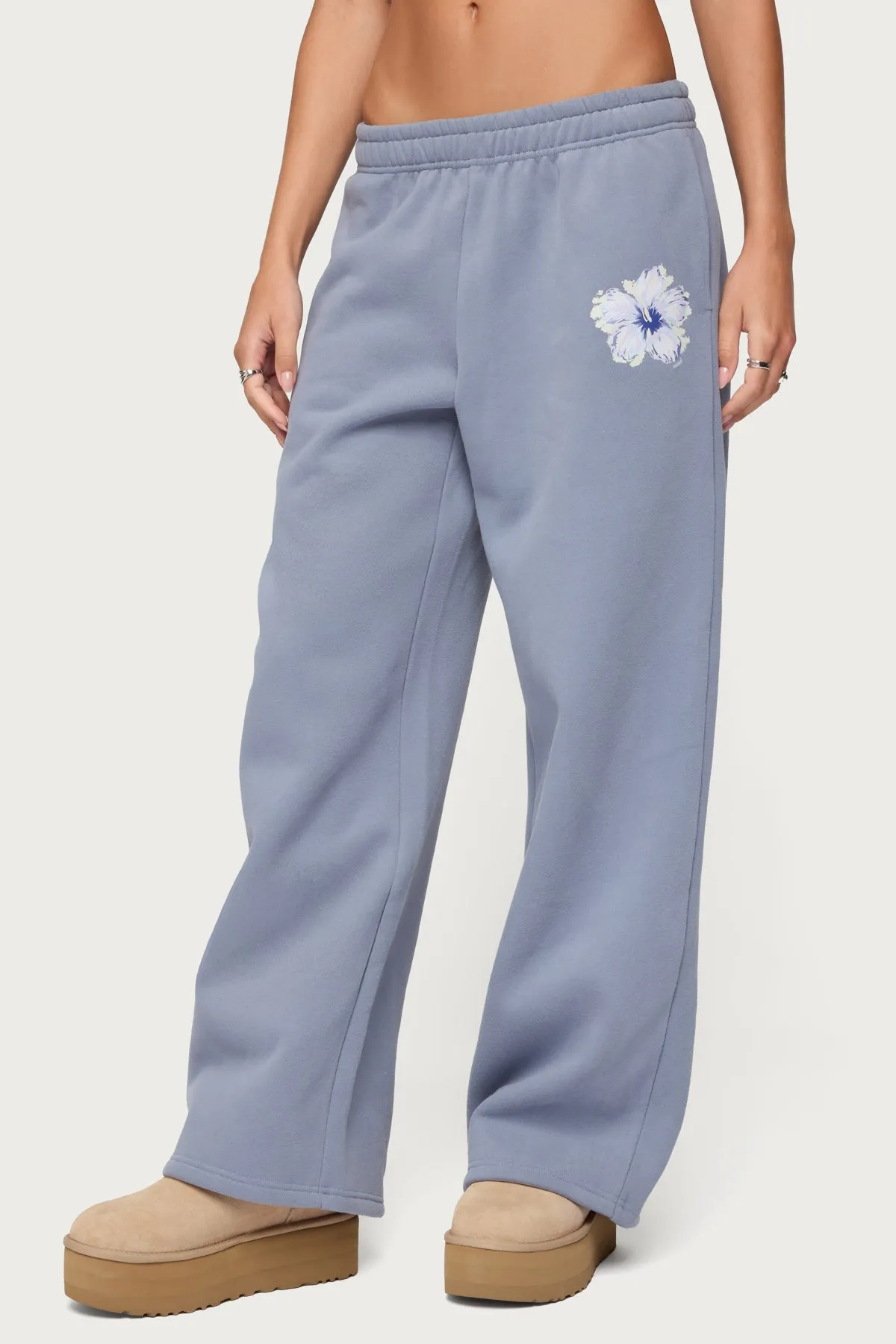 Tropical Bloom Sweatpants sold by Edikted product image thumbnail 2