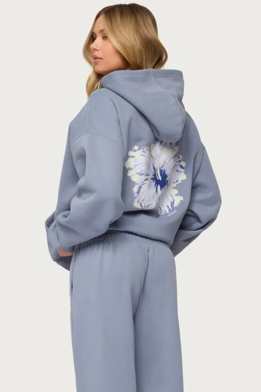 Tropical Bloom Hoodie sold by Edikted