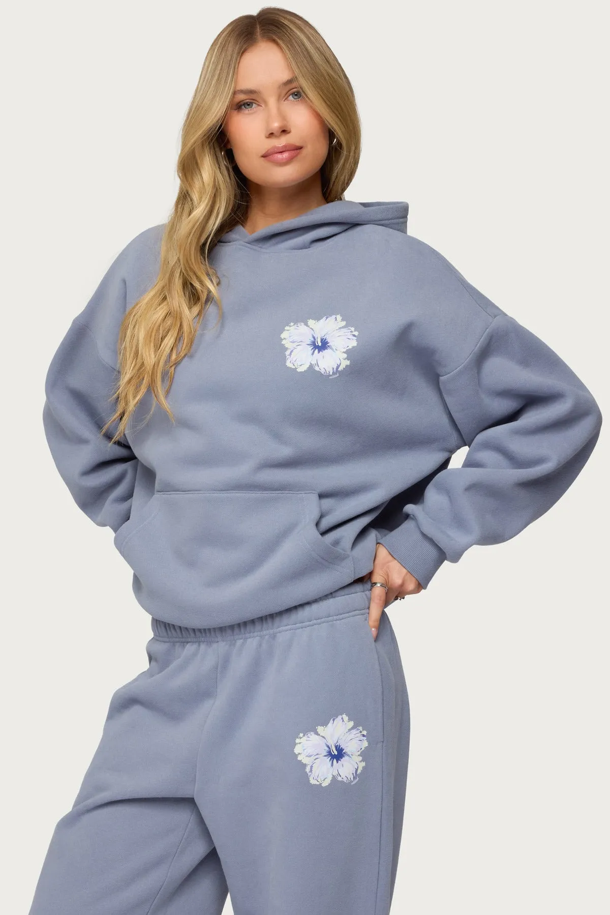 Tropical Bloom Hoodie sold by Edikted product image thumbnail 4